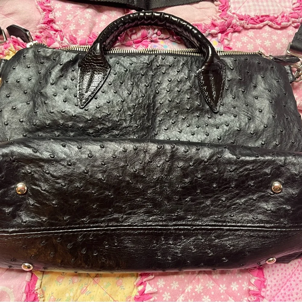 Ostrich Leather Handbag - Picture 4 of 6